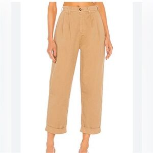 Pistola x Revolve Kellin Pleated Trouser in Khaki, Size 28